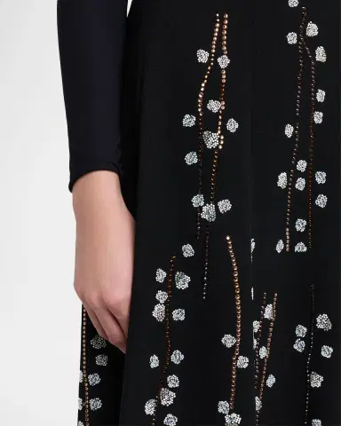 Libertine Sakura Embellished Midi Tulip Skirt | Thumbnail 5