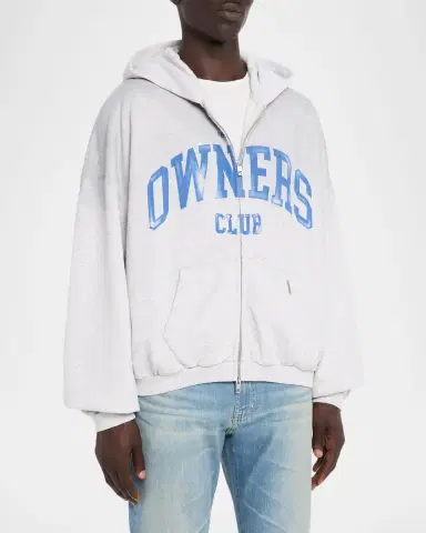 Represent Men's Owners Club Full-Zip Hoodie | Thumbnail 4
