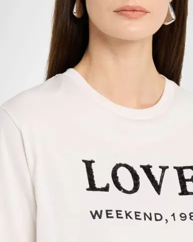 Weekend Max Mara Logo-Embroidered Cotton Jersey T-Shirt | Thumbnail 5 Weekend Max Mara Logo-Embroidered Cotton Jersey T-Shirt | Thumbnail 5