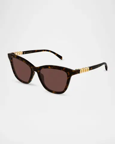 Gucci 52mm Acetate Cat-Eye Sunglasses | Thumbnail 2