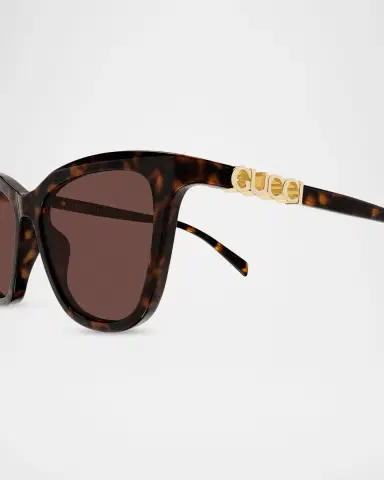 Gucci 52mm Acetate Cat-Eye Sunglasses | Thumbnail 3