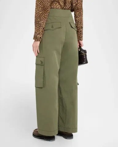 Weekend Max Mara Barrel-Leg Gabardine Cargo Pants | Thumbnail 3 Weekend Max Mara Barrel-Leg Gabardine Cargo Pants | Thumbnail 3