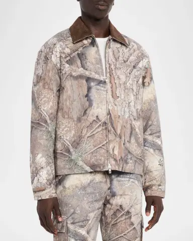 Represent x Realtree Men's Zip-Up Camo Jacket | Thumbnail 4 Represent x Realtree Men's Zip-Up Camo Jacket | Thumbnail 4