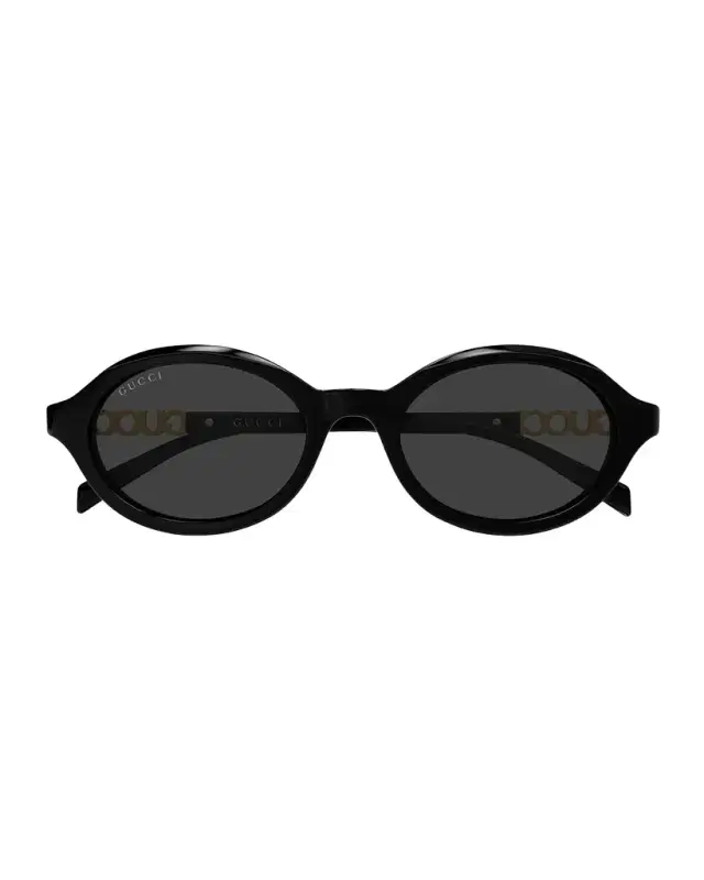 Logo Script 51mm Oval Sunglasses