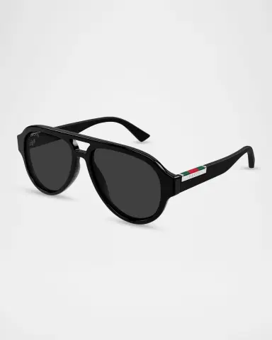 Gucci Men's GG2088S-001 Acetate Aviator Sunglasses | Thumbnail 2 Gucci Men's GG2088S-001 Acetate Aviator Sunglasses | Thumbnail 2