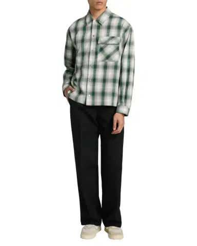 REPRESENT Men's Waffle Flannel Snap-Front Shirt | Thumbnail 1