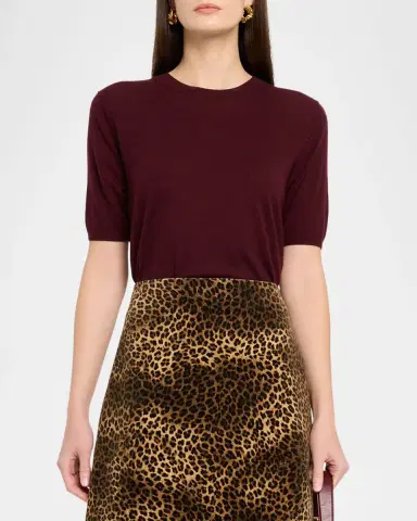 Weekend Max Mara Crewneck Wool-Cashmere Sweater | Thumbnail 4