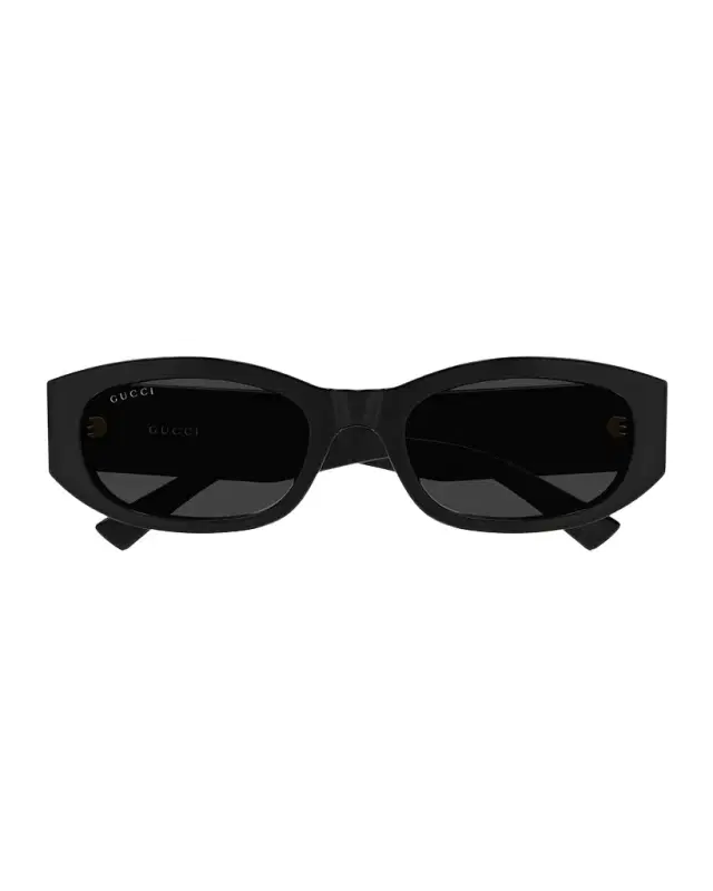 Gucci 55mm Acetate Oval Sunglasses