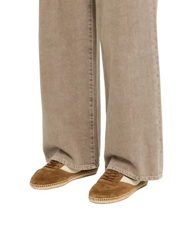 Oasis Mixed Leather Espadrille Sneakers