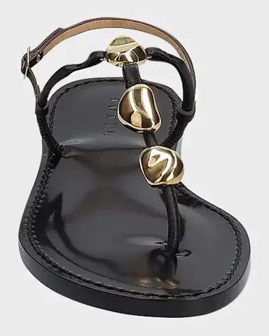 AMANU The Nairobi Leather T-Strap Sandals | Thumbnail 3 AMANU The Nairobi Leather T-Strap Sandals | Thumbnail 3