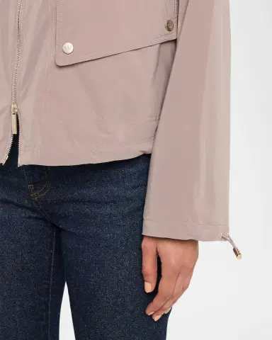 Emporio Armani Hooded Full-Zip Blouson Nylon Jacket | Thumbnail 5 Emporio Armani Hooded Full-Zip Blouson Nylon Jacket | Thumbnail 5