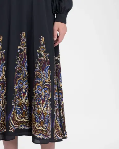 Etro Paisley Silk Midi Dress | Thumbnail 5