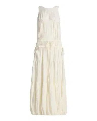 Co Soft Pleated Turn Up Midi Dress | Thumbnail 1 Co Soft Pleated Turn Up Midi Dress | Thumbnail 1