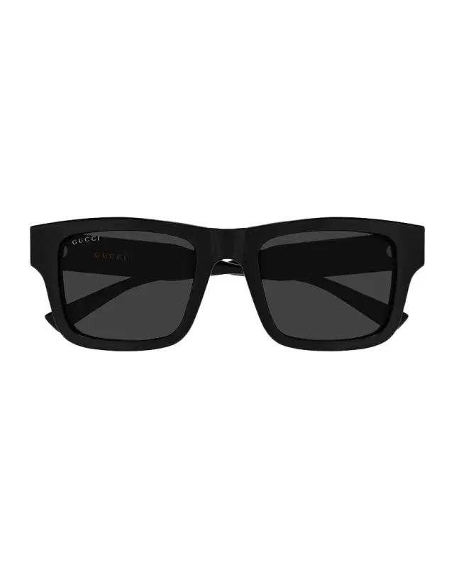 Gucci Men 's GG2072SA-001 Acetate Rectangle Sunglasses