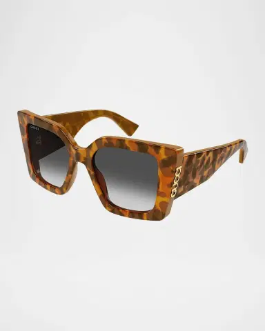 Gucci 51mm Acetate Butterfly Sunglasses | Thumbnail 2 Gucci 51mm Acetate Butterfly Sunglasses | Thumbnail 2