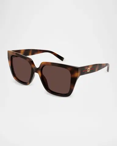 Gucci 54mm Acetate Square Sunglasses | Thumbnail 2