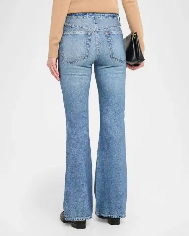 Rag & Bone rb Miramar Dahlia Ponte Flare Jeans | Thumbnail 2 Rag & Bone rb Miramar Dahlia Ponte Flare Jeans | Thumbnail 2
