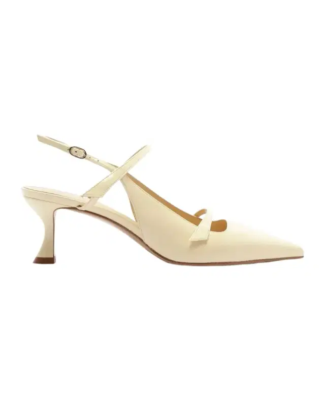 Tita 60 mm Leather Slingback Pumps