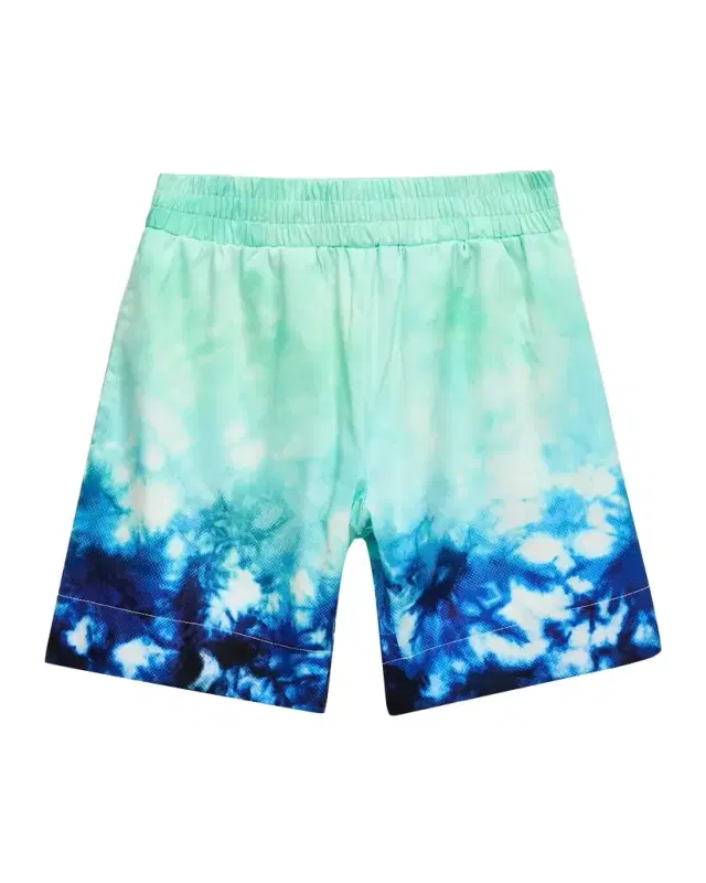 Boy 's Surf Lotus Cotton Shorts, Size 3-14