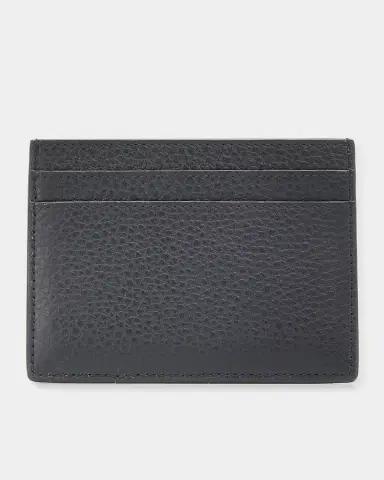 Saint Laurent Men's Tiny Cassandre YSL Card Holder in Grained Leather | Thumbnail 3 Saint Laurent Men's Tiny Cassandre YSL Card Holder in Grained Leather | Thumbnail 3
