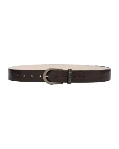 Brunello Cucinelli Grained Leather Belt | Thumbnail 1