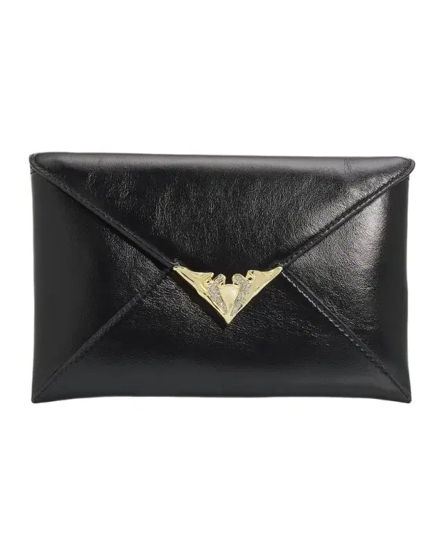 Alexis Bittar Envelope Leather Clutch Bag