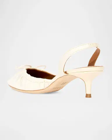 Staud Alba Satin Ballet Slingback Pumps | Thumbnail 2