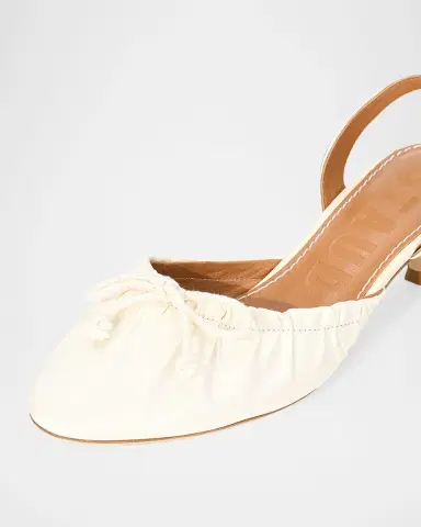 Staud Alba Satin Ballet Slingback Pumps | Thumbnail 3