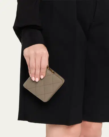 Saint Laurent Cassandre YSL Quilted Leather Wallet | Thumbnail 2 Saint Laurent Cassandre YSL Quilted Leather Wallet | Thumbnail 2