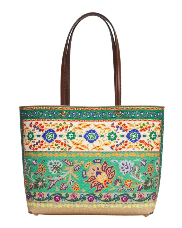Essential Medium Floral-Print Canvas Shopper Tote Bag