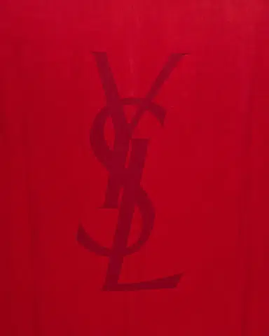 Saint Laurent Cassandre Square Silk Scarf | Thumbnail 3