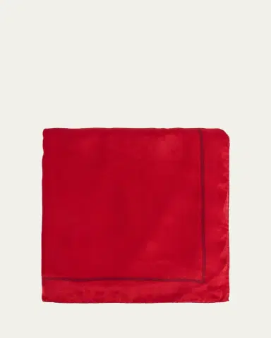 Saint Laurent Cassandre Square Silk Scarf | Thumbnail 4