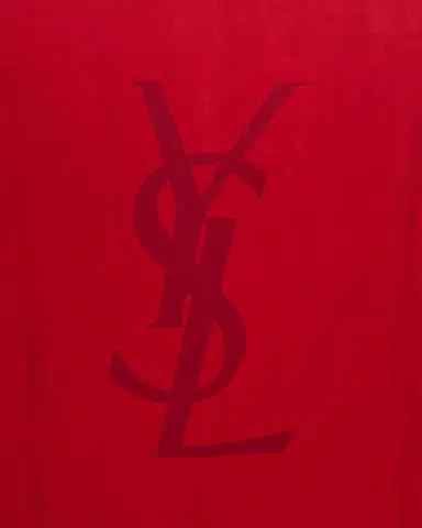Saint Laurent Cassandre Square Silk Scarf | Thumbnail 7