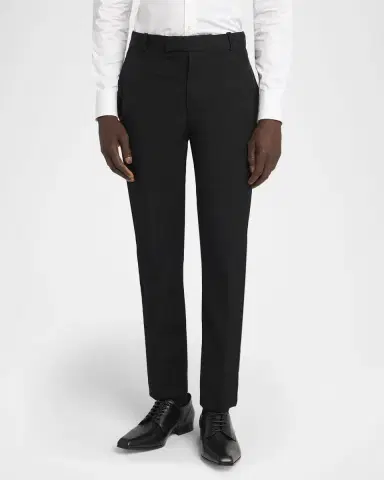 Alexander McQueen Men's Wool Cigarette Trousers | Thumbnail 4 Alexander McQueen Men's Wool Cigarette Trousers | Thumbnail 4