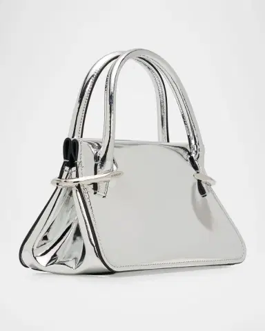 Givenchy Pinch Mini Top-Handle Bag in Mirror Leather | Thumbnail 3 Givenchy Pinch Mini Top-Handle Bag in Mirror Leather | Thumbnail 3