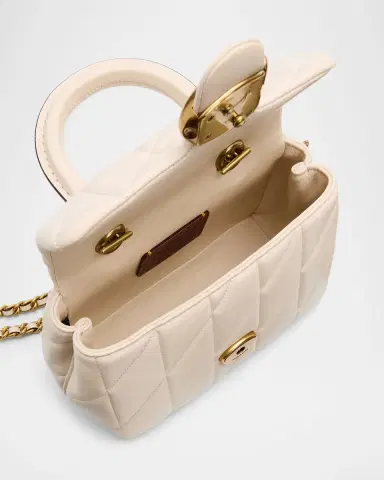 Coach Tabby Quilted Leather Top-Handle Bag | Thumbnail 3 Coach Tabby Quilted Leather Top-Handle Bag | Thumbnail 3