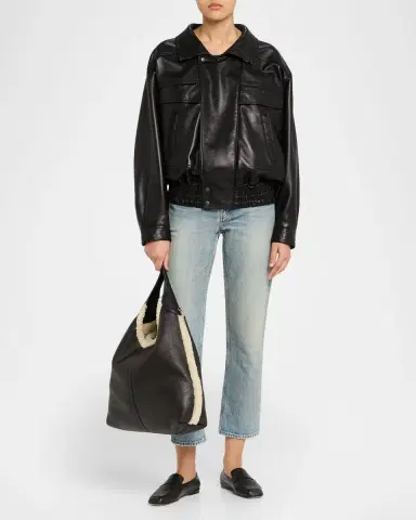 Coach Shearling-Trim Leather Shoulder Bag | Thumbnail 5 Coach Shearling-Trim Leather Shoulder Bag | Thumbnail 5