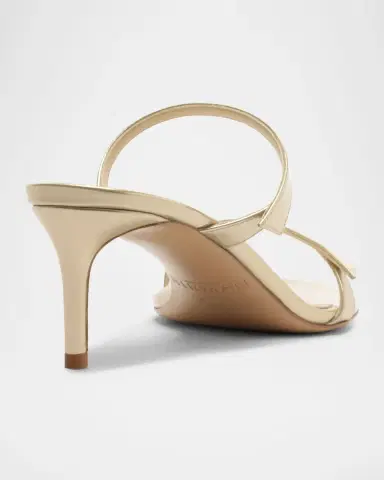 Alexandre Birman Tita Toe 60mm Leather Kitten-Heel Sandals | Thumbnail 3