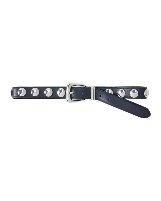 Veronica Beard Arch Studded Leather Belt