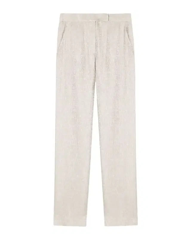 Emporio Armani Straight-Leg Shimmer Viscose Pants