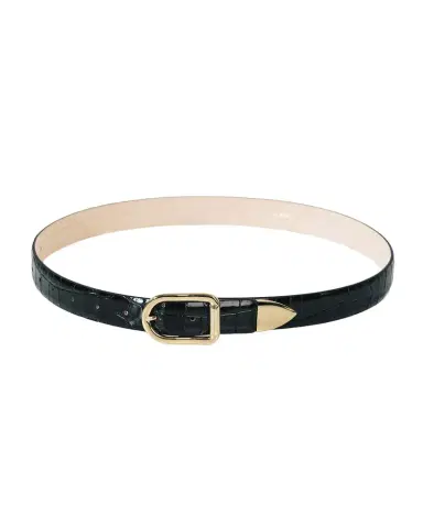 Déhanche Mija Croco Tip Leather Belt | Thumbnail 1