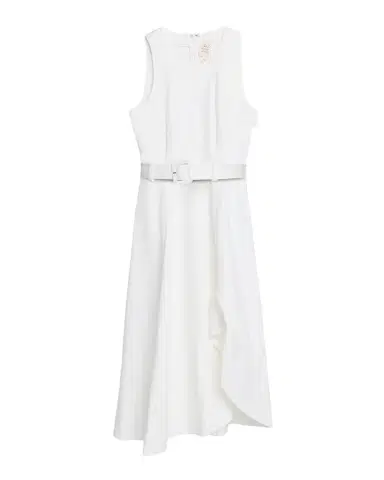 Cinq à Sept Zelda Sleeveless Denim Midi Dress | Thumbnail 1 Cinq à Sept Zelda Sleeveless Denim Midi Dress | Thumbnail 1