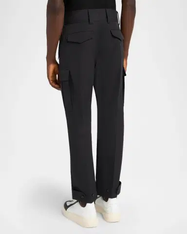 Alexander McQueen Men's Straight-Leg Cargo Pants | Thumbnail 3