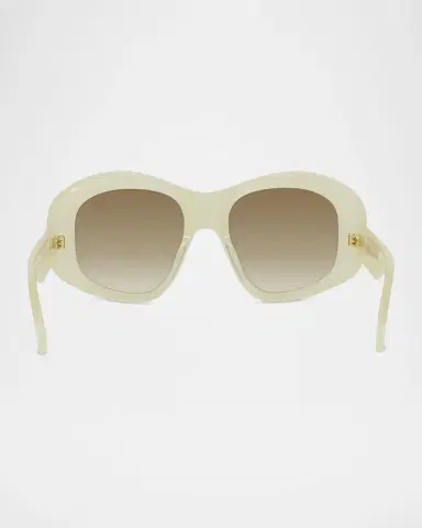 Loewe Anagram 51mm Beveled Pentagon Sunglasses | Thumbnail 7 Loewe Anagram 51mm Beveled Pentagon Sunglasses | Thumbnail 7