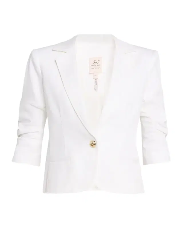 Cinq a Sept Khloe Denim Le Petit Blazer