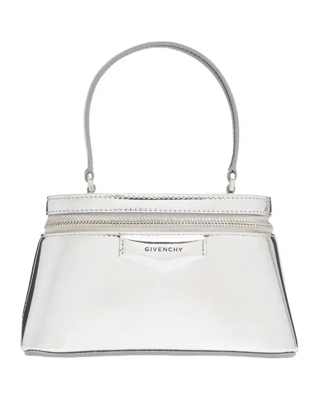 Givenchy Antigona Top-Handle Vanity Bag in Mirror-Effect Leather