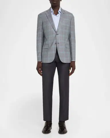 Emporio Armani Men's Plaid Wool G Line Sport Coat | Thumbnail 2 Emporio Armani Men's Plaid Wool G Line Sport Coat | Thumbnail 2