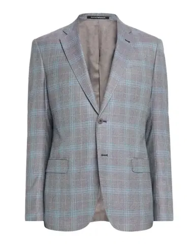 Emporio Armani Men's Plaid Wool G Line Sport Coat | Thumbnail 1 Emporio Armani Men's Plaid Wool G Line Sport Coat | Thumbnail 1