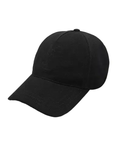 Saint Laurent Men's Cassandre Cotton Denim Twill Baseball Cap | Thumbnail 1