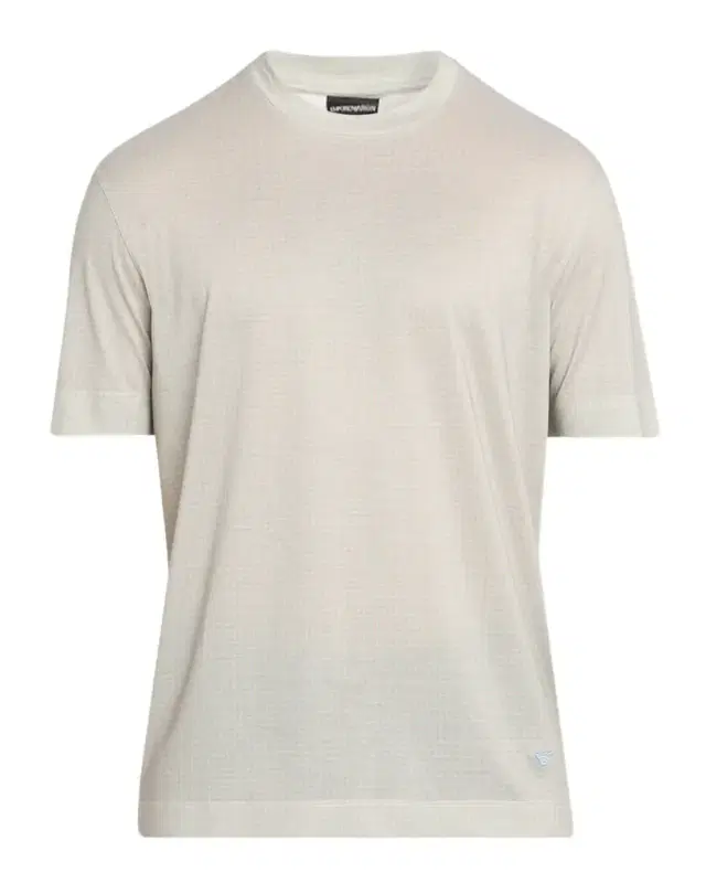 Men's Lyocell and Cotton Micro-Square Crewneck T-Shirt